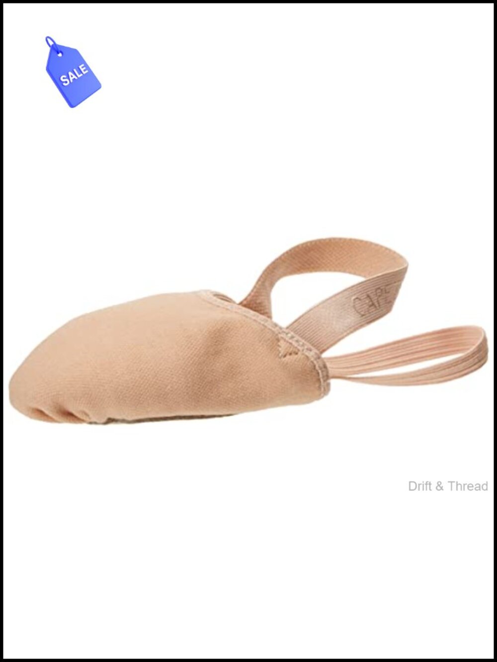 Capezio Canvas Pirouette II Dance Shoes Half Sole Suede Patch Ballet Flat
